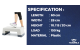 60cm AEROBIC STEP – 3 LEVELS HEIGHT