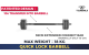 15kg QUICK-LOCK DUMBBELL BARBELL SET