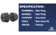 15kg QUICK-LOCK DUMBBELL BARBELL SET