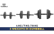 10kg QUICK-LOCK DUMBBELL BARBELL SET