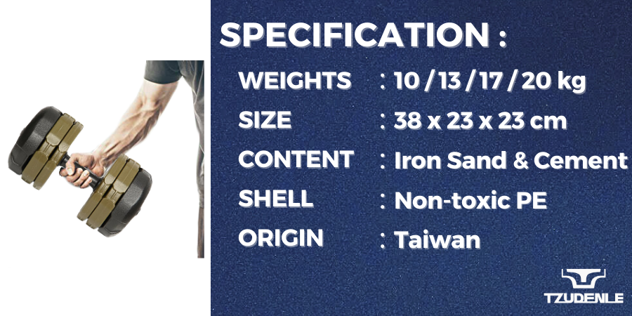 ADJUSTABLE DUMBBELL 20kg