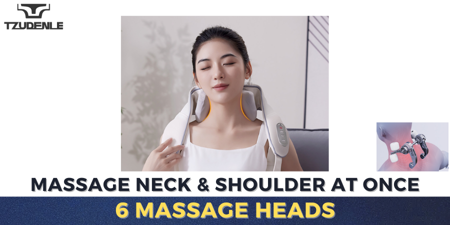 ELECTRIC NECK & SHOULDER MASSAGER WITH HEAT