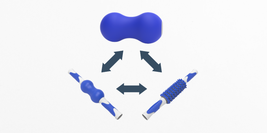 MASSAGE PEANUT BALL 3 IN 1 SET