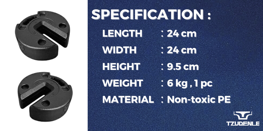 6kg MULTIFUNCTIONAL WEIGHT PLATES