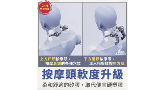 肩頸部 熱敷按摩儀